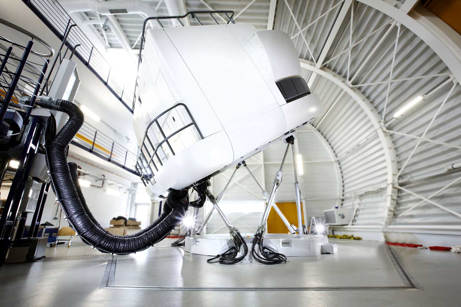 B747 Simulator Start Full Flight Simulator der Lufthansa Aviation Training beim Start