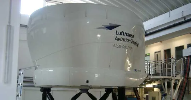 A350 Full FLight SImulator MUC Moderner A350 Flugsimulator in München